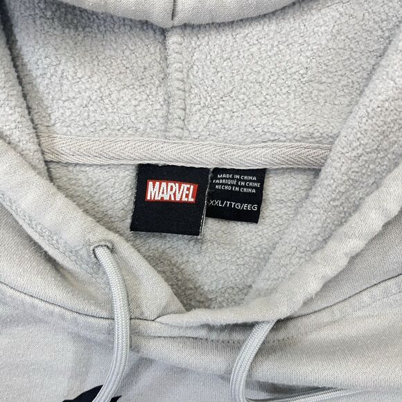 Venom Marvel Hoodie Mens 2XL XXL Gray Japanese Comic Spiderman Pullover READ - Picture 4 of 10
